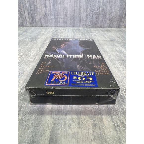 Demolition Man VHS New Factory Sealed Sylvester Stallone Wesley Snipes 1994 - Picture 13 of 13